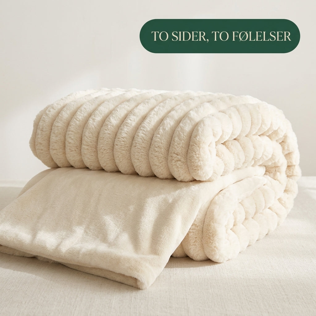 Skypledd som sengeteppe